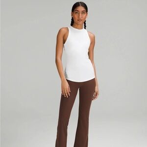 White Lulu Hold Tight Tank NWT Size 8